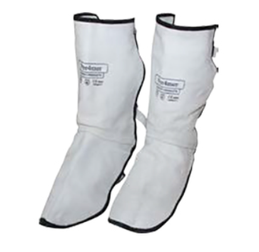 Leather Welders Leg Guards, Flame & Heat Resistant, Split Cowhide, Adjustable Straps, Superior Lower Leg Protection for Welding Safety